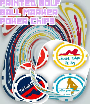 Custom poker chip ball markers no minimum