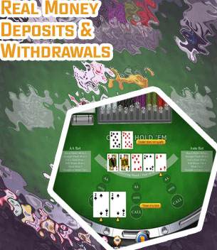 Poker games win real money