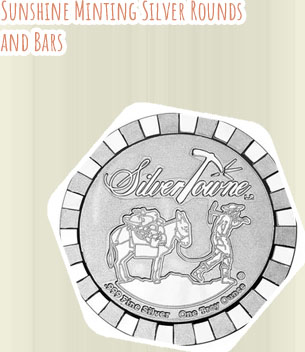 Silver poker chip